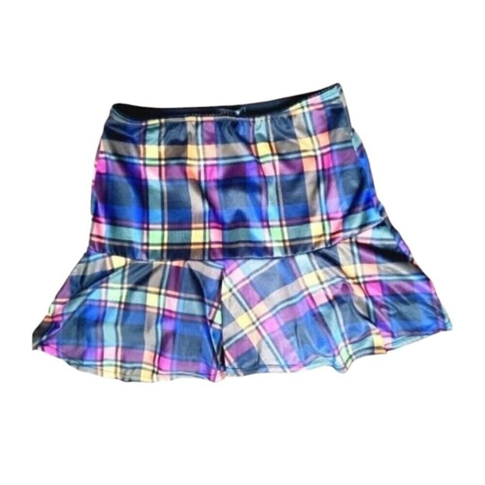 NWT Dolls Kill Delia's Running Wild Plaid Mini Skirt